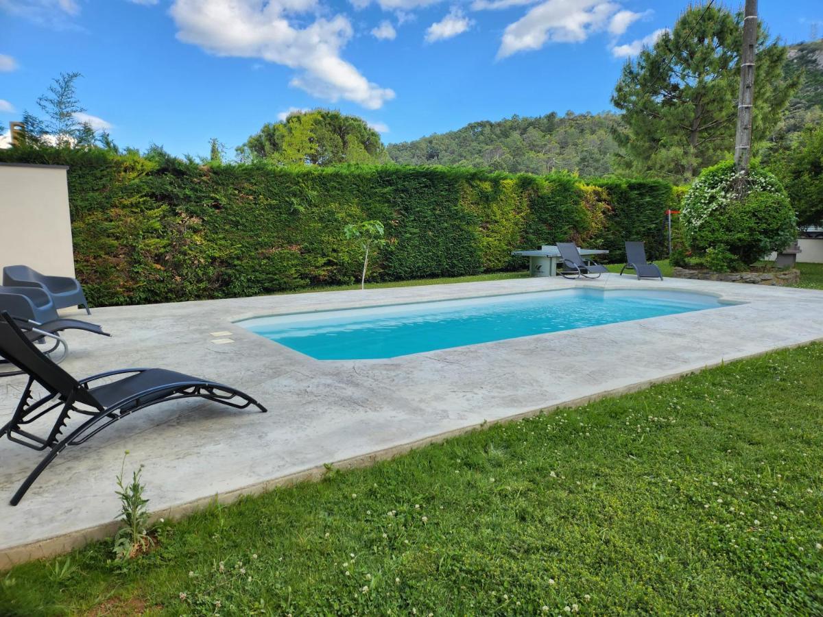 La Bastide Bleue Villa Anduze Bagian luar foto